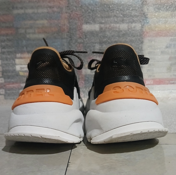 Sorel Women's Kinetic RNEGD Float Sneakers Black/Faded Spark Size: 7.5 - Picture 5 of 9